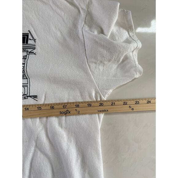 The Original Starbucks Coffee Pike Place Market Seattle T Shirt White Size Large - Picture 5 of 9